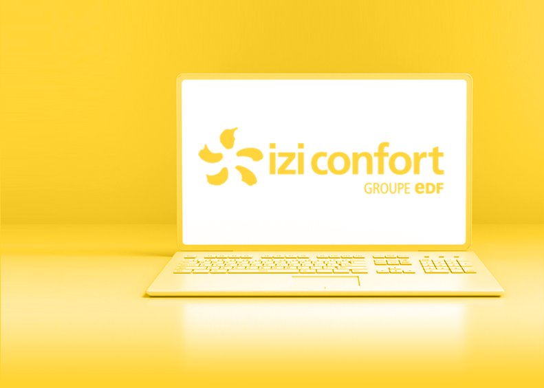 IZI confort groupe EDF Agence Communication Tours Innovest Digital