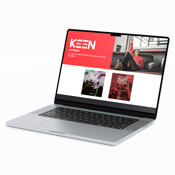 Keen Studio - Illustration du site web - Tours